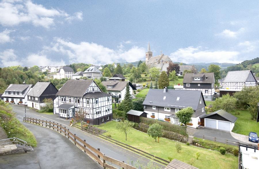 Pension "Dorfkrug" Winterberg Dış mekan fotoğraf